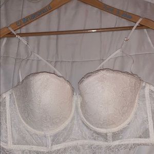 White Lace Bra